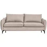 Novel Z2 Schlafsofa Midori, Beige , Textil , Füllung: Schaumstoff 224x89x105 cm Stoffauswahl Kinder- , B/H/T ca. 224,00x89,00x105,00