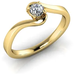 Verlobungsring VR10 750er Gelbgold - 2493