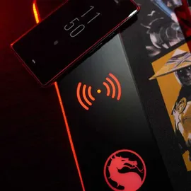 Numskull Games Mortal Kombat XL RGB Gaming-Mauspad Schwarz/Rot