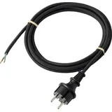 Sygonix SY-6870674 Strom Anschlusskabel Schwarz 5.00m