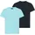 Chiemsee T-Shirt 2pack BOYS SHIRT (Packung, 2-tlg) 2er-Pack, Kurzarm, mit Rundhalsausschnitt, aus Baumwolle 146/152