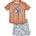 Rash-Guard-Set Orange 134-140