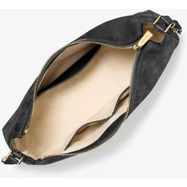 Michael Kors Nolita Medium Schultertasche Leder/Nubukleder Black