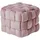 Jahnke Hocker WEB ART S Samt 50 x 43 x 50 cm Rosa
