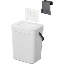 PRO PLUS Abfalleimer 3 l Weiß