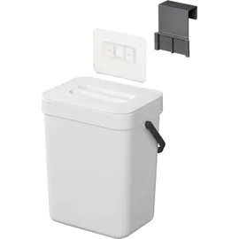 PRO PLUS Abfalleimer 3 l Weiß