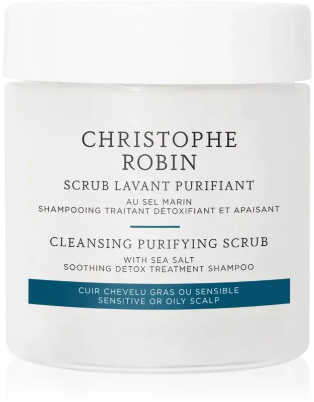 Christophe Robin Cleansing Purifying Scrub with Sea Salt das Reinigungsshampoo mit Peelingeffekt 75 ml