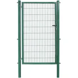 Arvotec Zauneinzeltür 120 x 200 cm Grün/Metall