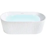 Beliani Gocta freistehende Badewanne 170 x 80 cm (W) 80 x (H) 58 x (L) 169 cm