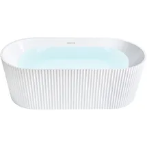 Beliani Gocta freistehende Badewanne 170 x 80 cm (W) 80 x (H) 58 x (L) 169 cm