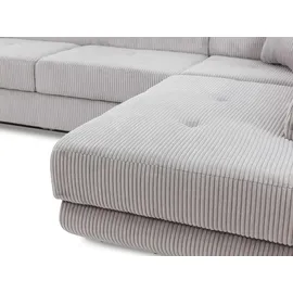 Mirjan24 Ecksofa Torezio Cord, mit Bettkasten und Schlaffunktion, Einstellbare Kopfstützen, 274x203x70-90 cm Wohnzimmer, Sofas & Couches, Wohnlandschaften, Ecksofas