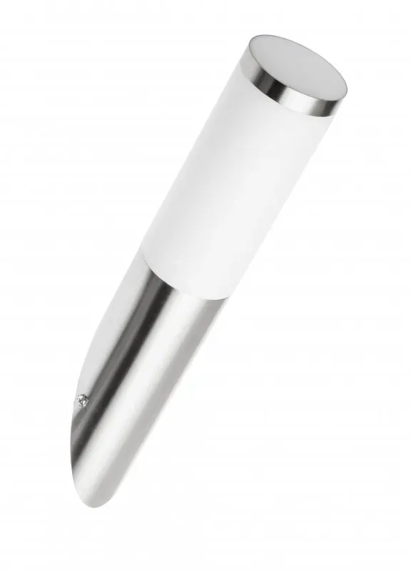 GTV Außenfassaden Leuchte Milan-U E27 40W IP54 400 mm - Edelstahloptik (ohne Leuchtmittel)