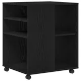 vidaXL Aufbewahrungsschrank Schwarz Eichen-Optik 60 x 53 x 72,5 cm