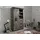 Massivmoebel24 Schrank Mango 100 x 175 x 45 cm Grau