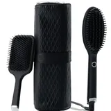 ghd Glide Hot Brush Icy Blue Collection Geschenkset Schwarz