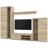 ax living Wohnwand, Sonoma Eiche Wohnzimmerschrank 270 cm,