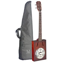 J. N. CASK-PUNCHEON Zigarrenkiste-Akustikgitarre mit 4 Saiten, Resonator, Decke aus Fichte, Cask Ser