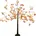 Costway Lichterbaum 150 cm Kunststoff 480 LED 384 Kugeln Rot