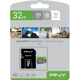 PNY - microSDHC-Speicherkarte 32GB, Elite