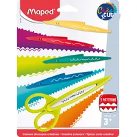 Maped - Konturen-Scheren-Set CREA CUT, 1x Scheren-Gestell + 5x Motiv-Klingen