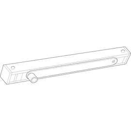 GEZE T-Stop Gleitschiene TS 3000/5000 Silber