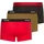 Hugo Trunk Boxershorts Schwarz/Rot XXL 3er Pack