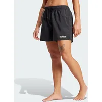 Adidas Branded Beach Shorts Black / White XL