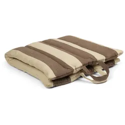 Ferm Living - Strand Faltmatte, braun / beige