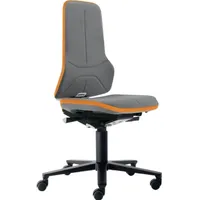 Bimos Arbeitsdrehstuhl Neon Rollen Supertec-Gewebe grau grau 450-620mm BIMOS