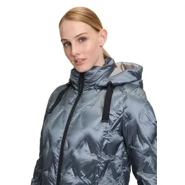 GIL BRET Damen Daunenmantel mit Kapuze 42, Blau - 42