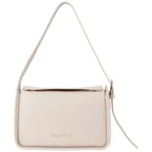 Valentino Fosca Re Schultertasche Kunstleder Beige/Weiß