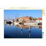 Calvendo Verlag GmbH CALVENDO Puzzle Greifswald - Museumshafen am Ryck 1000 Teile Lege-Größe 64x48cm Foto-Puzzle für glückliche Stunden