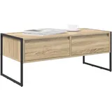 vidaXL Couchtisch mit Schubladen Sonoma Braun Eiche 100 x 46 x 40 cm
