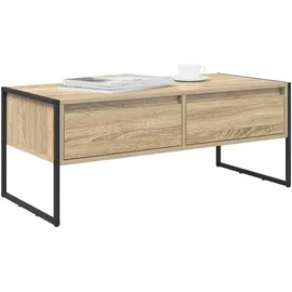 vidaXL Couchtisch mit Schubladen Sonoma Braun Eiche 100 x 46 x 40 cm