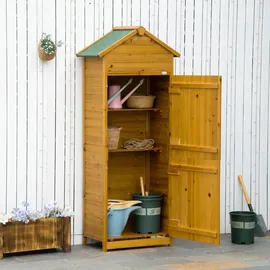 Outsunny Geräteschrank 0,79 x 0,49 m Natur