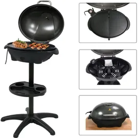 LUND Elektrogrill 2in1 2400 Watt silber schwarz