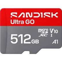 SanDisk Ultra GO microSDXC UHS-I U1 A1 V10 190 MB/s 512 GB