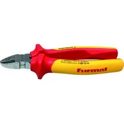 Abisolier-Seitenschneider VDE mit 2-Komponenten-Griffen 160mm
