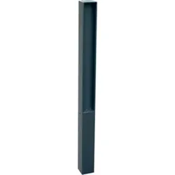 Schake Absperrpfosten Typ 4073PB, ortsfest, 70x70mm, Oberteil Flachstahl