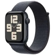 Apple Watch SE 2024 GPS 44 mm Aluminiumgehäuse Mitternacht, Sport Loop Tinte