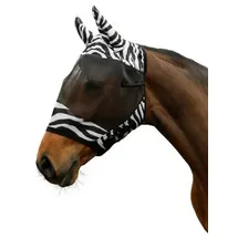 Kerbl Fliegenschutzmaske Zebra mit Ohrenschutz Pony