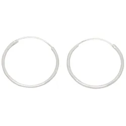 fejn Ohrringe Simple Hoop nachhaltiger Echtschmuck M Damen 
