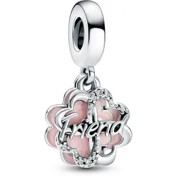 Pandora 792245C01 Charm-Anhänger Vierblättriges Kleeblatt Freundschaft