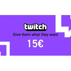 Twitch Gift Card 15€