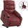 vidaXL Relaxsessel mit Aufstehhilfe Kunstleder 93 x 99,5 x 93 cm Weinrot