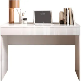 INOSIGN Schreibtisch »Basic, Computertisch mit 1 Schublade«, Arbeitstisch, Schminktisch in versch. Farben, Breite 78 oder 110 cm weiß