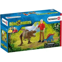 Schleich® Spielfiguren-Set Dinosaurs Tyrannosaurus Rex Angriff 41465