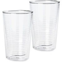 Emilja Latte-Macchiato-Glas Doppelwandige Gläser 310ml Latte Macchiato Gläser - 2 Stück