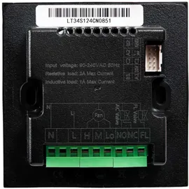 Shelly LinkedGo Smart HVAC Thermostat 1 St. Schwarz