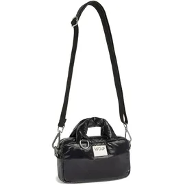 WOUF Glossy Mini Bag Handtasche 19 cm schwarz